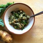 Smashed Potatoes with Kale