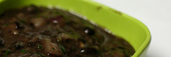 Black Bean Dip with Veggies