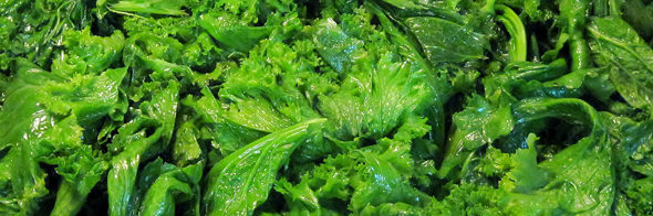 Collard Greens with Spicy Peanut Sauce
