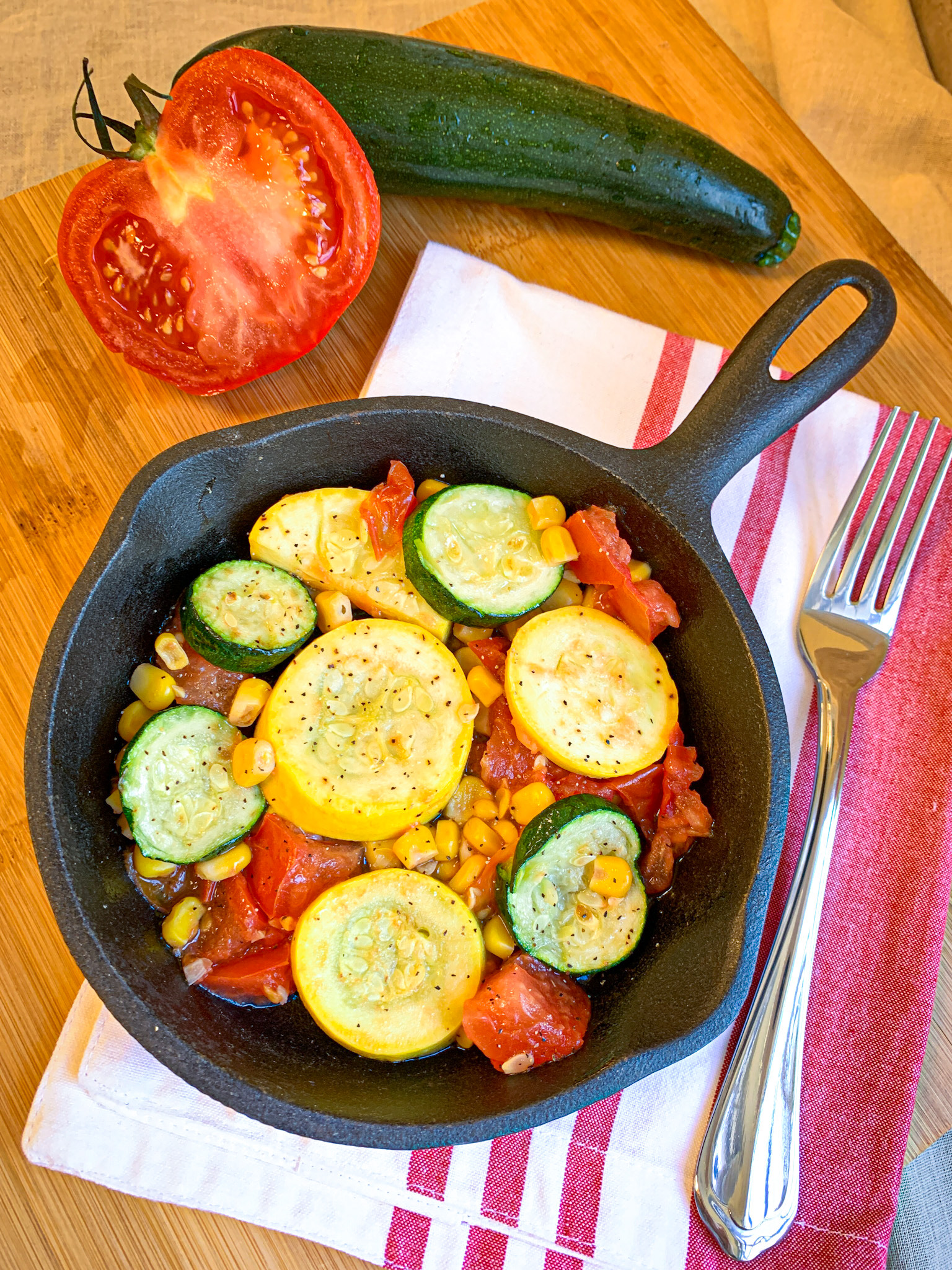 Skillet Summer Squash - Just Say Yes