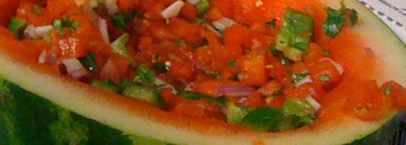 Watermelon and Black Bean Salsa